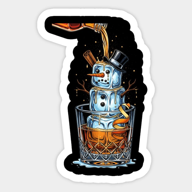 Old Fashioned Snowman Sticker by Dr. Cork